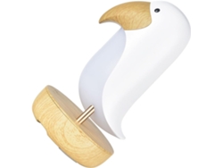 Lámpara De Noche Recargable Por Usb, Luz Cálida, Tamaño Compacto, Plástico Seguro, Diseño De Pájaro.