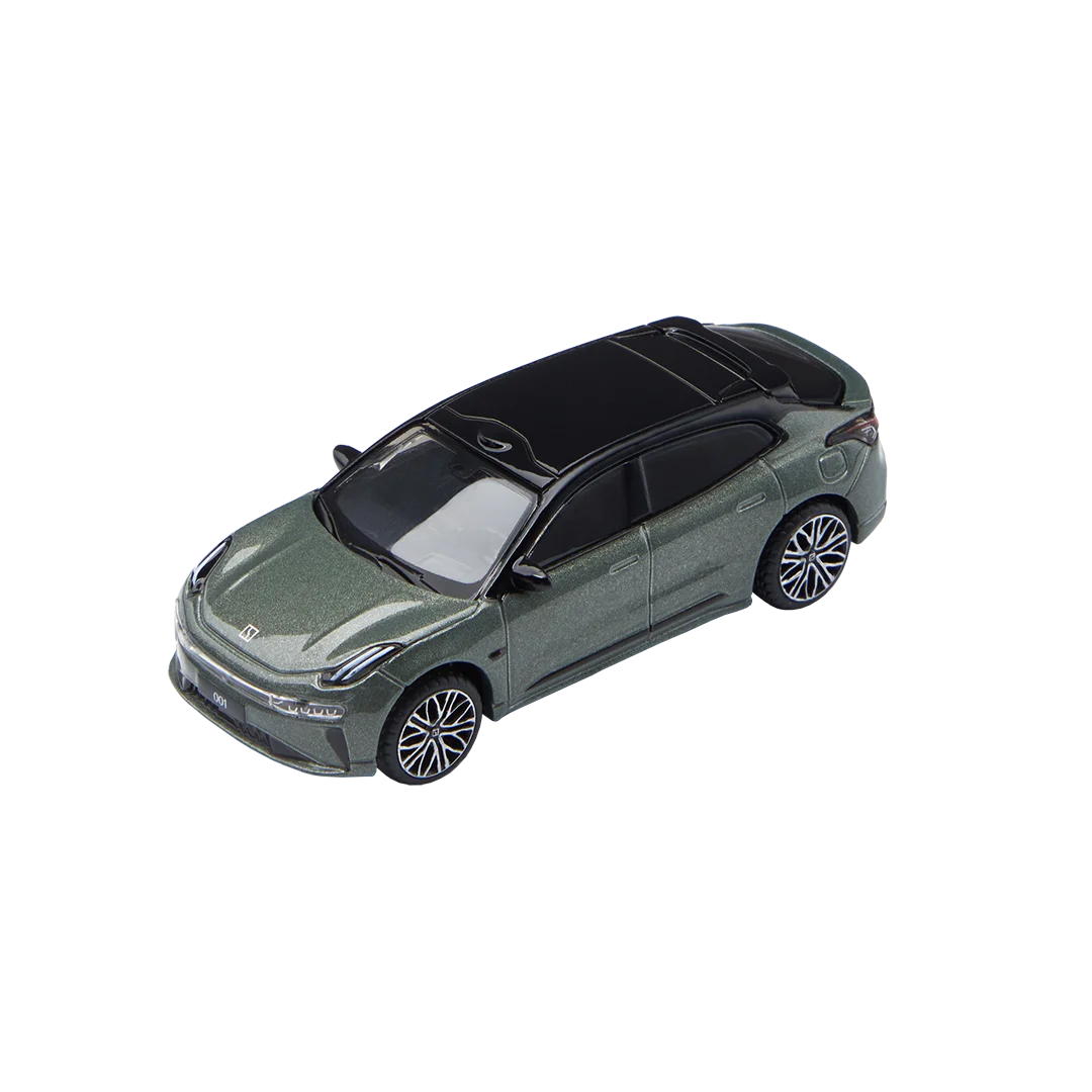 (verde) Coche De Juguete A Escala 1:64 De Aleación De Metal, Modelo Para Niños.