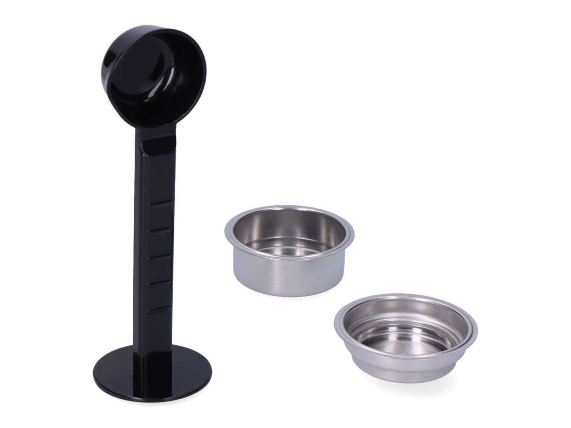 Colher/Pressador Filtro 1 07707 Filtro 2 Copas 07707 Substituição Da Cafeteira Prateadoedm