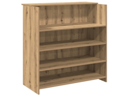Mostrador de Recepción 100x50x103,5 cm Madera de Roble Artesanal MAISON EXCLUSIVE