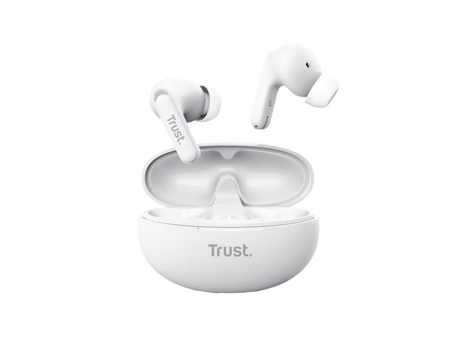 Auriculares Sem Yavi Microfones TRUST Bluetooth Blanco