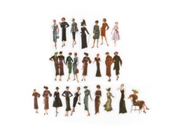 40 Pegatinas De Chicas Vintage Retro Para Scrapbooking Diy Aesthetic Con Fondo Transparente Pet