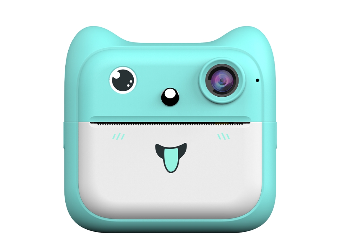 Cámara Infantil D1 Con Impresión Instantánea, 2400 W, Hd, Lente Dual, Pantalla De 2,4 Pulgadas, Vídeo 1080p, Pegatinas, Tarjeta Tf De 32 Gb