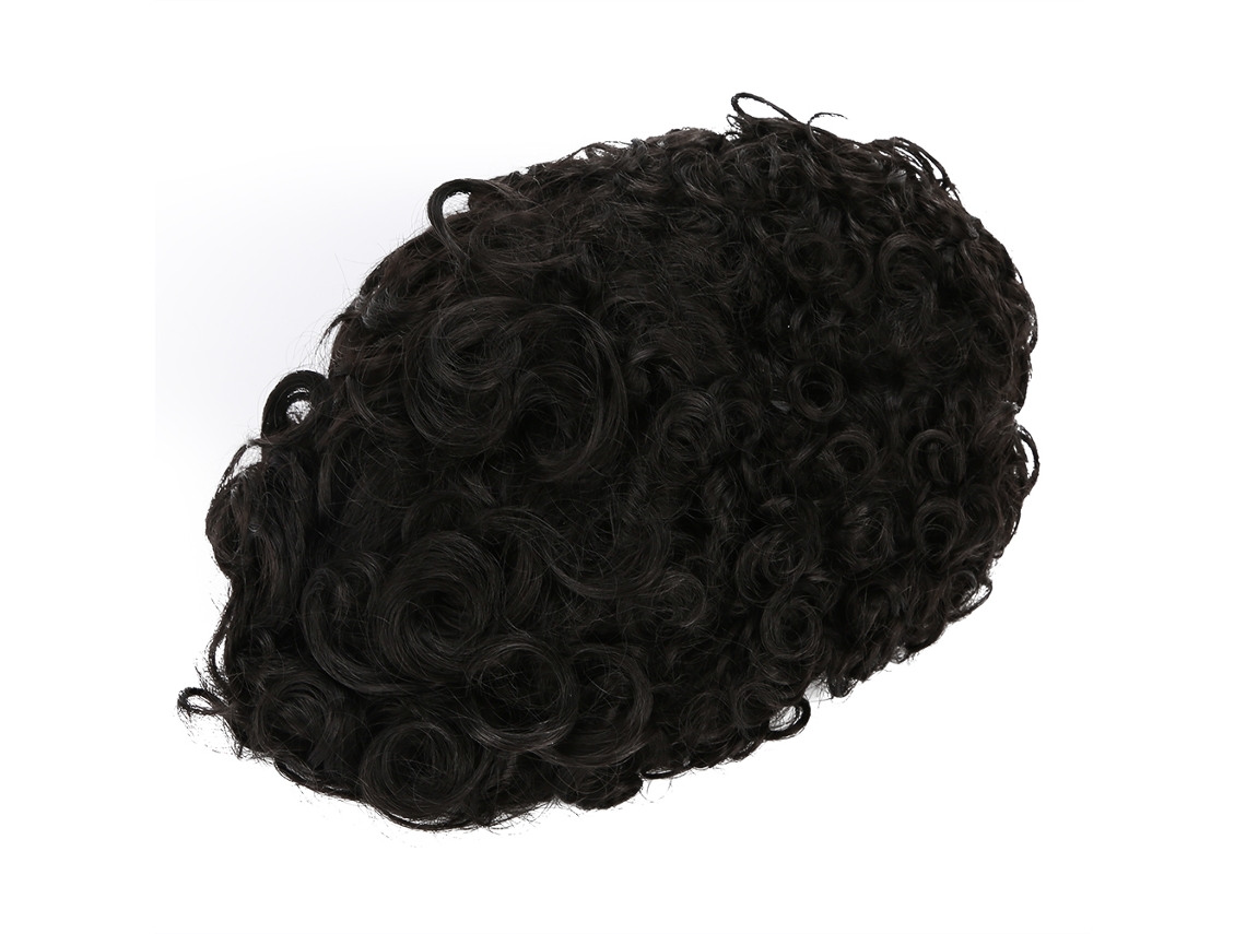 Peluca De Pelo Negro Rizado Ondulado Para Mujer Fiesta De Halloween