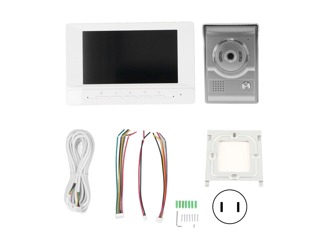 Sistema de videoportero impermeable IP55 con visión nocturna - EE. UU.
