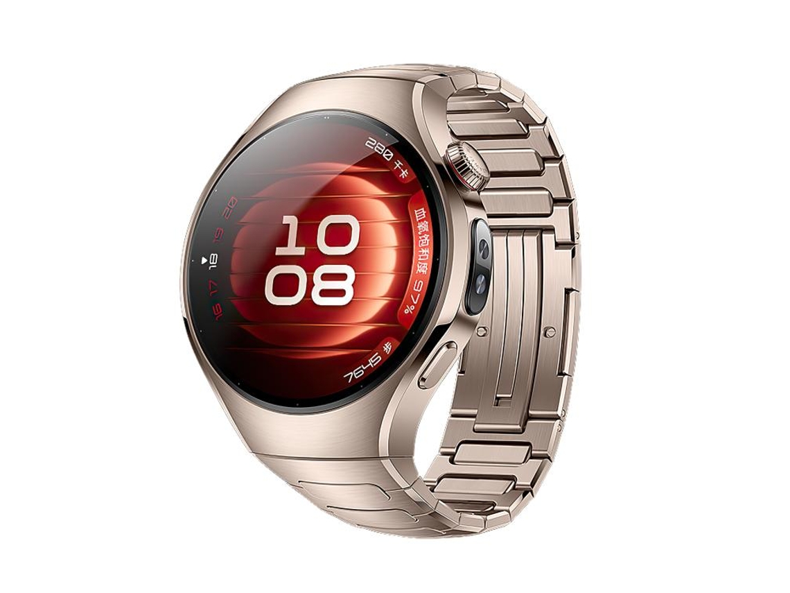 Correa de aleación de titanio en forma de I de 42 mm para Huawei Watch 5 en oro rosa Csyy
