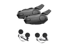 2 intercomunicadores Bluetooth para casco de motocicleta con comunicación inalámbrica