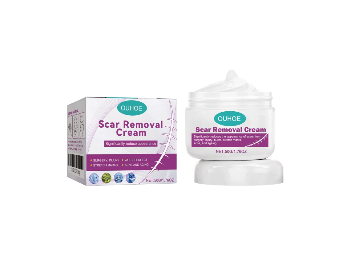Crema hidratante nutritiva suave Ouhoe para rostro y cuerpo.