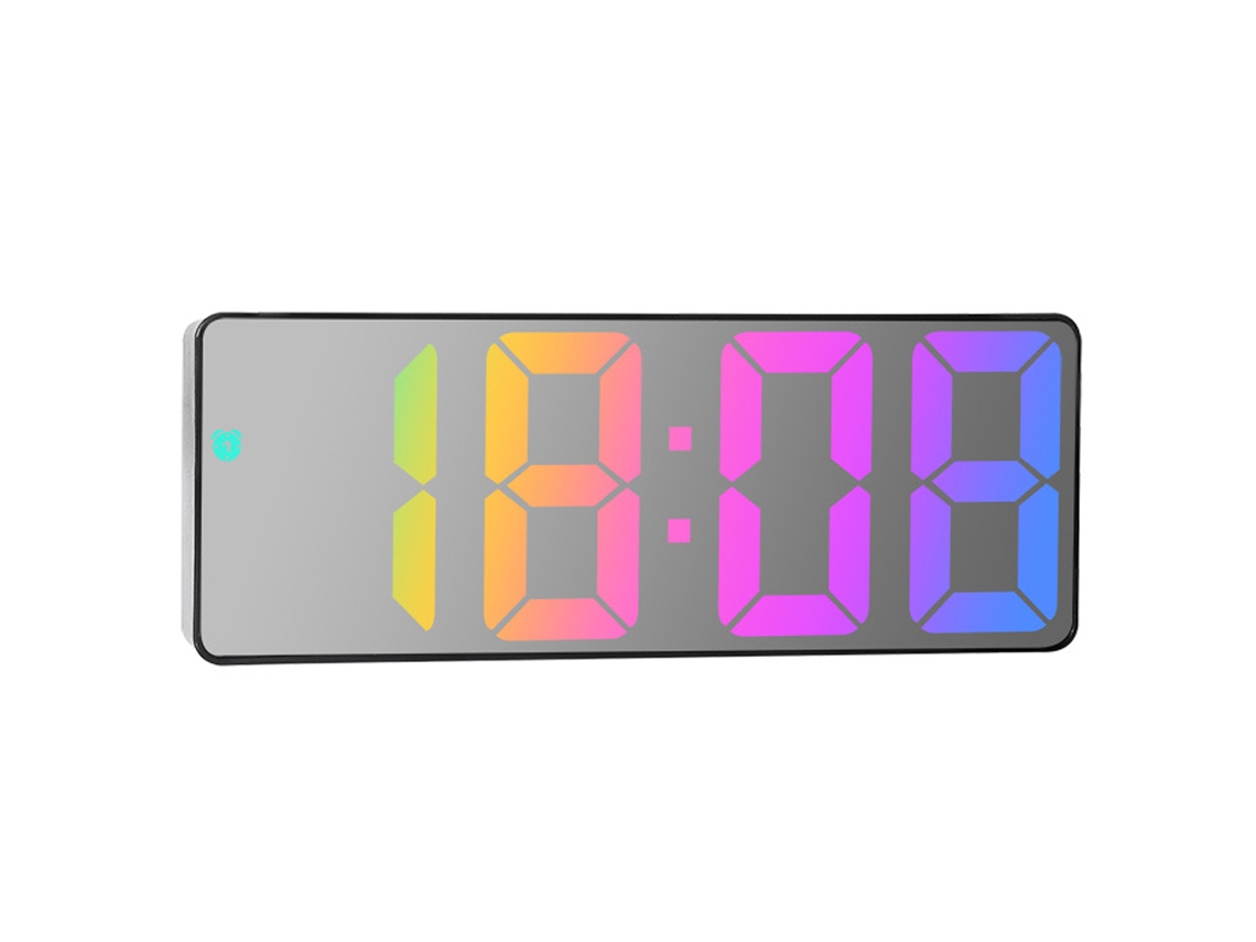 Reloj digital LED con pantalla de temperatura para dormitorio. Kofihety