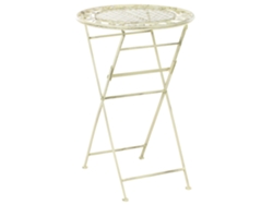 Mesa Plegable De Exterior Para Dos Beliani Bivio De Hierro Verde 60x60x89