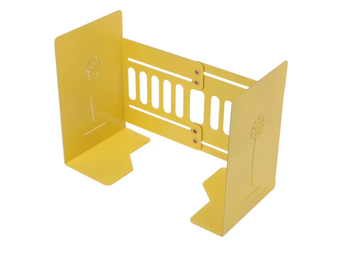 Soporte Para Libros Retráctil Y Ajustable, Amarillo, Decorativo, Estable, De Hierro, Para El Hogar, La Oficina Y La Escuela.