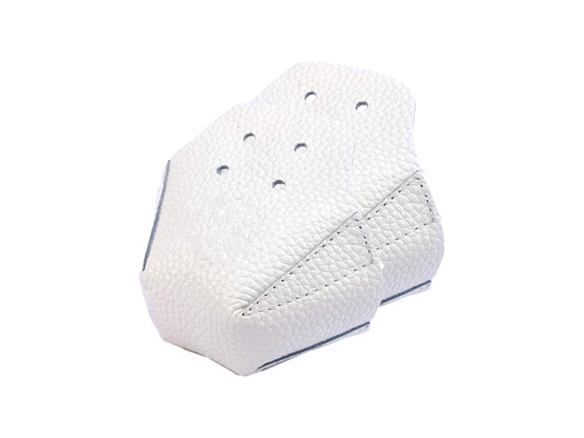 Protector de dedos de monopatín de cuero sintético con 4 agujeros