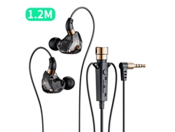 Auriculares De Karaoke (1,2 M, Negros), Micrófono Y Cable De Audio, Cancelación De Ruido Baja, Inalámbricos