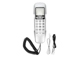 Miniteléfono De Pared Kxt888cid, Con Cable Fijo, Para Hotel, Hogar Y Oficina, Con Pantalla Lcd Plateada.