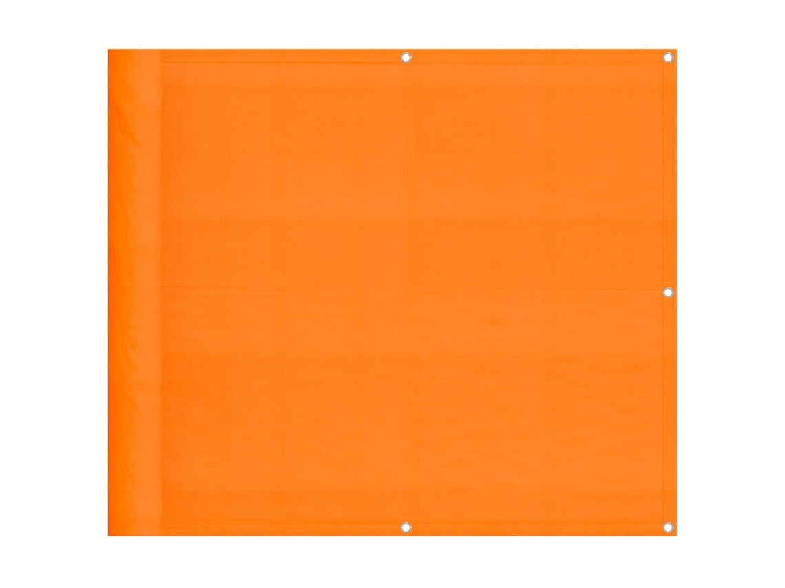 Maison Exclusive - Mampara De Balcón Naranja 90x1000 Cm 100% Poliéster Oxford