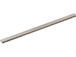Grifo de ducha lineal de 61 cm con marco de acero inoxidable para montaje en pared.