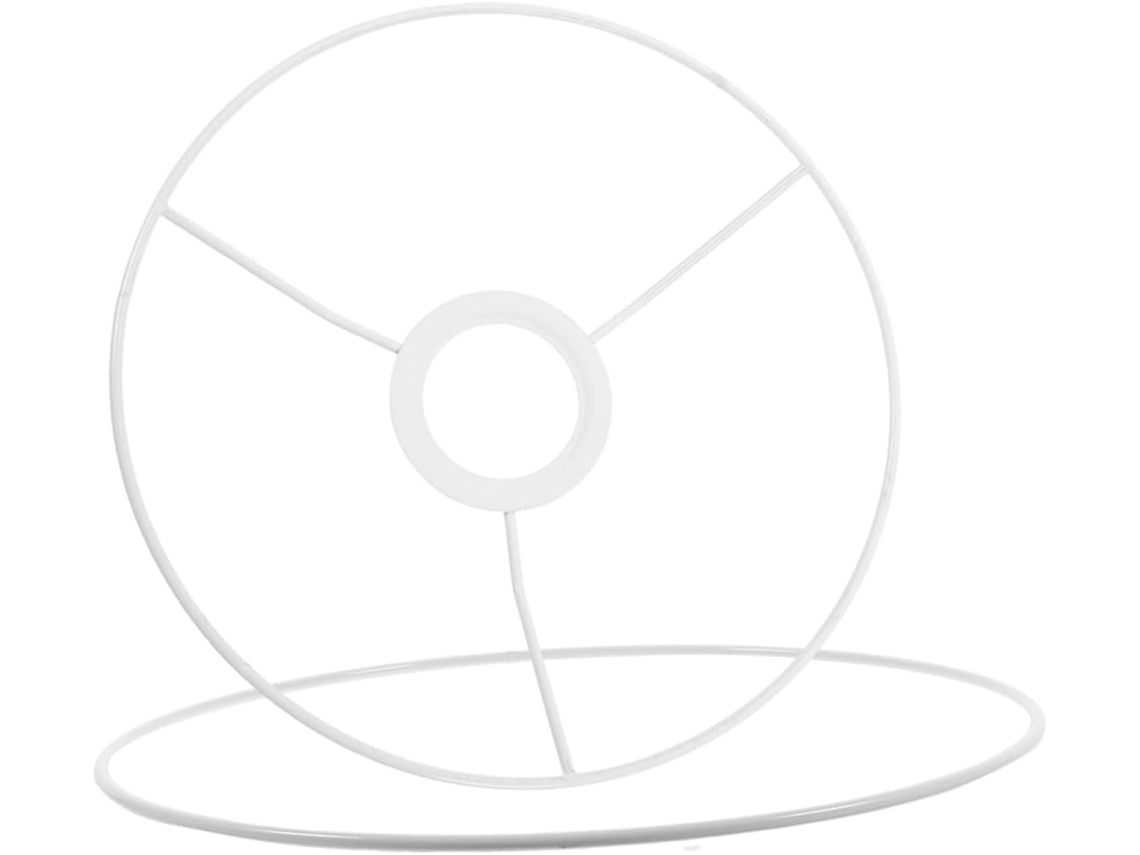 Estructura De Pantalla Redonda Para Lámpara De Mesa, Soporte De Anillo Estable Para Lámpara De Mesa (para Armar Uno Mismo)