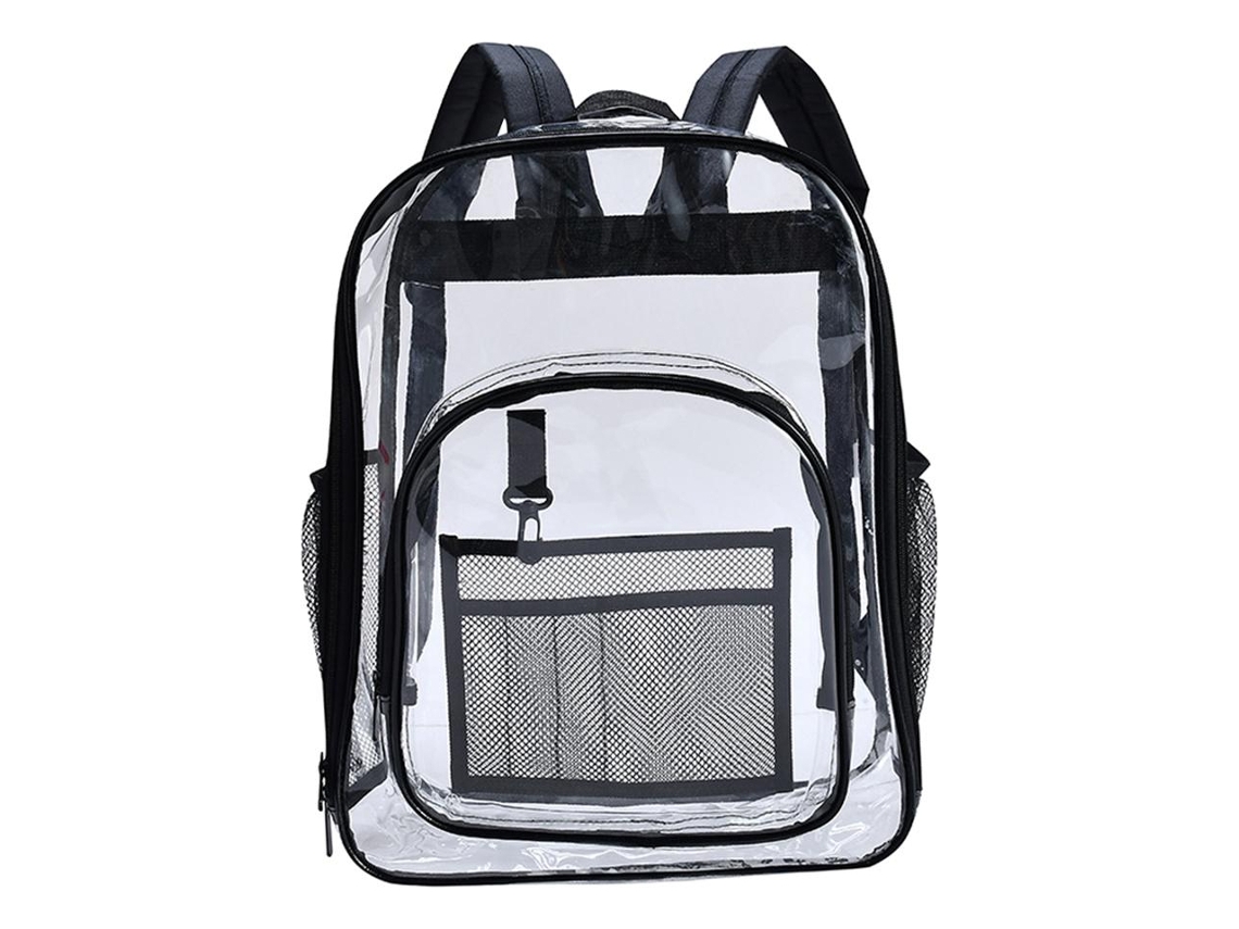 Mochila Transparente Resistente Al Agua Para Eventos Negro