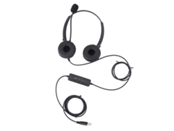 Auriculares Usb Con Micrófono Para Atención Al Cliente En Pc, Portátil Y Tableta - Ajuste De Volumen