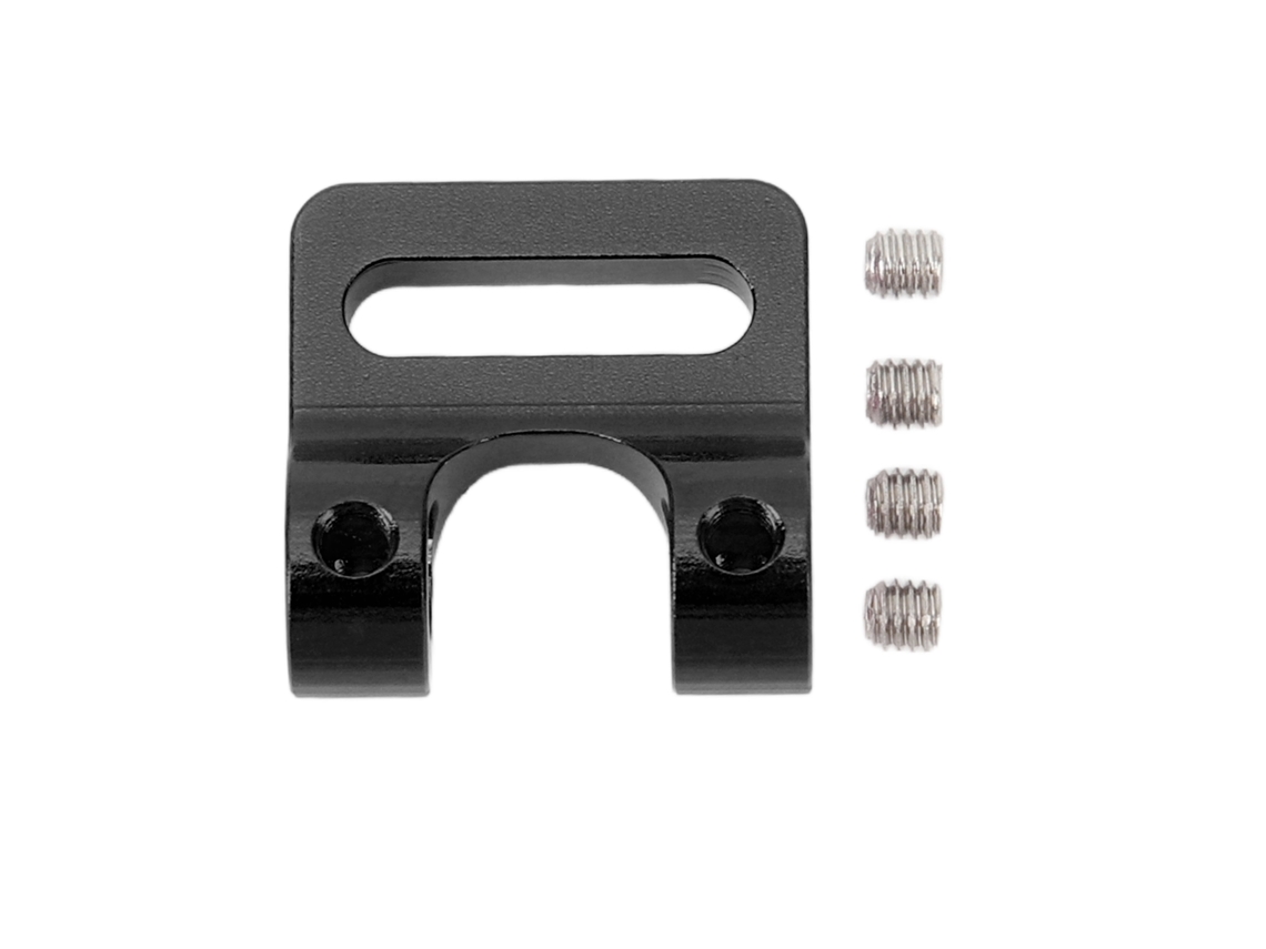 Guía De Cable Modular De Aluminio 1/10 Rc Crawler Parachoques Tubular Ajustable Negro Accesorio Rc
