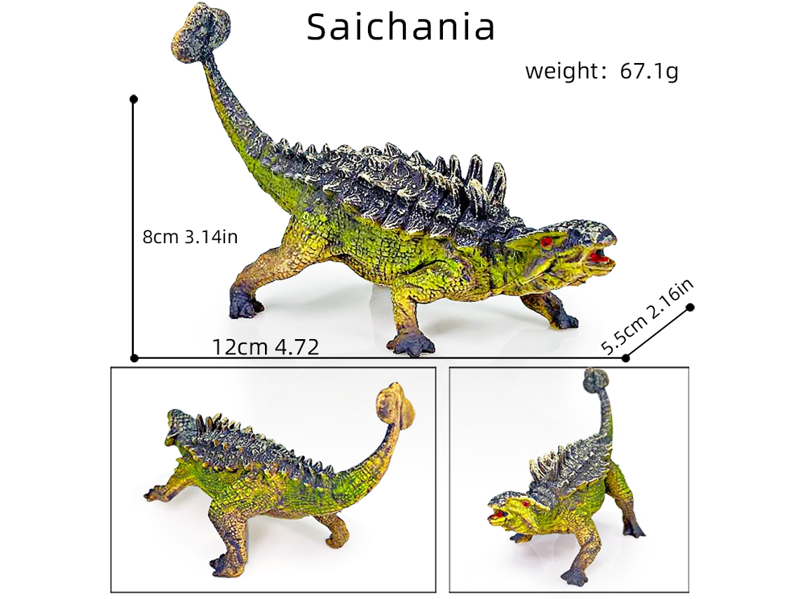Juguetes de dinosaurios del período Jurásico en PVC duradero MDUG