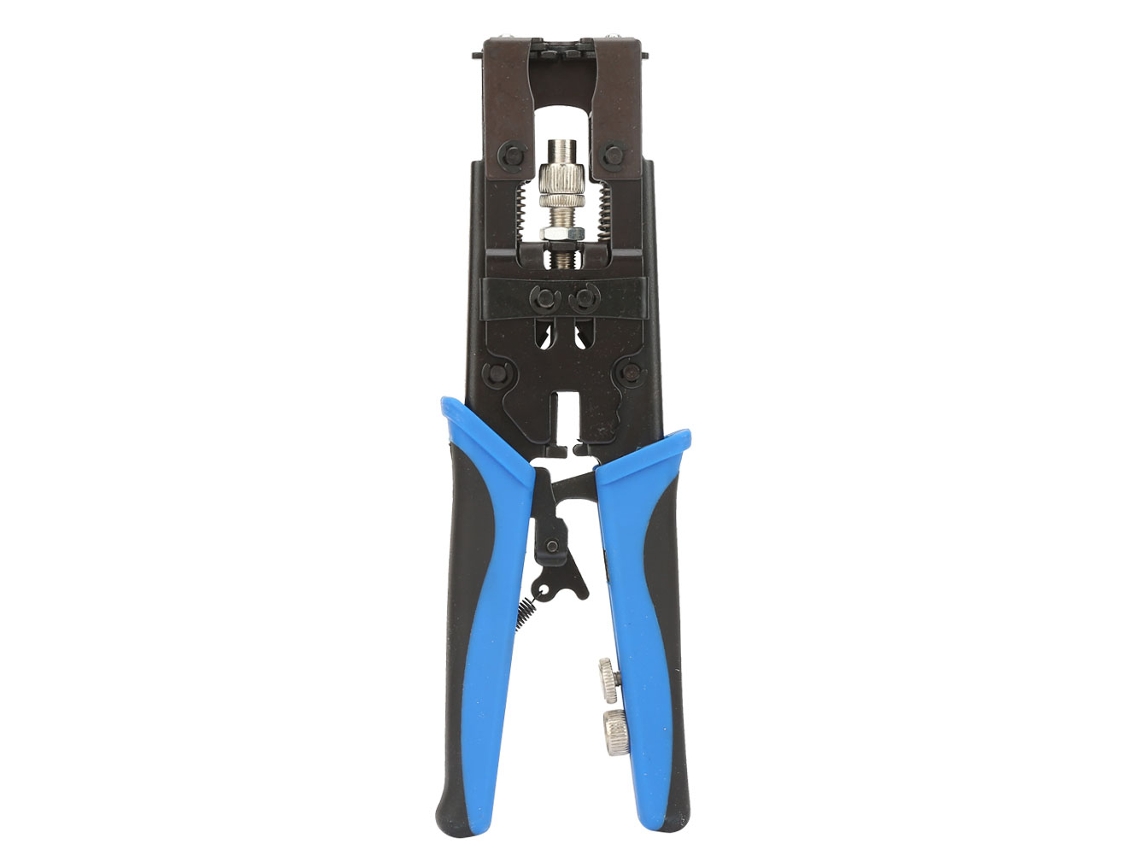 Herramienta Profesional Multifuncional Para Comprimir Cables Coaxiales