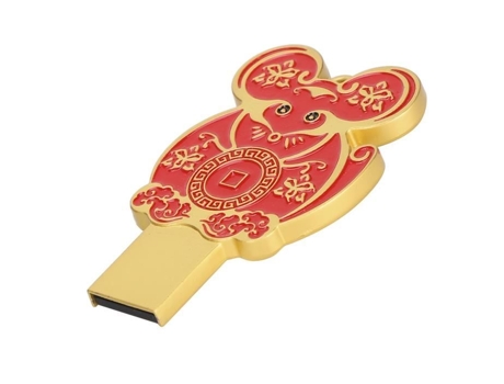 HURRISE Memory Stick USB 2.0 Flash Drive Portátil de Metal Resistente al Agua para Windows 7/8/10/Vista/Xp/Unix Almacenamiento de Datos 64Gb