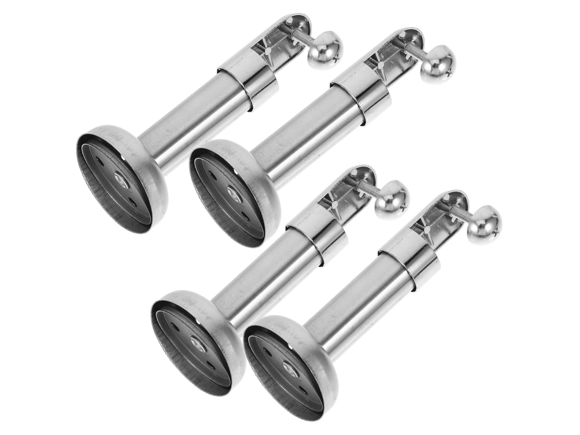 Mamparas Divisorias De Acero Inoxidable Para Baños Públicos, Juego De 4, Accesorios De Fijación.