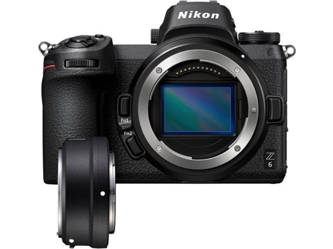 Cámara Mirrorless NIKON Z6 + ADAPT (24.5 MP - Sensor: Full-Frame - ISO: 100 a 51 200)