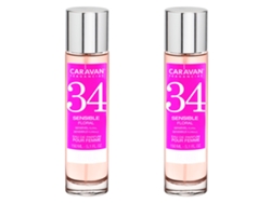 Set de 2 perfume de mujer nº34 150ml CARAVAN