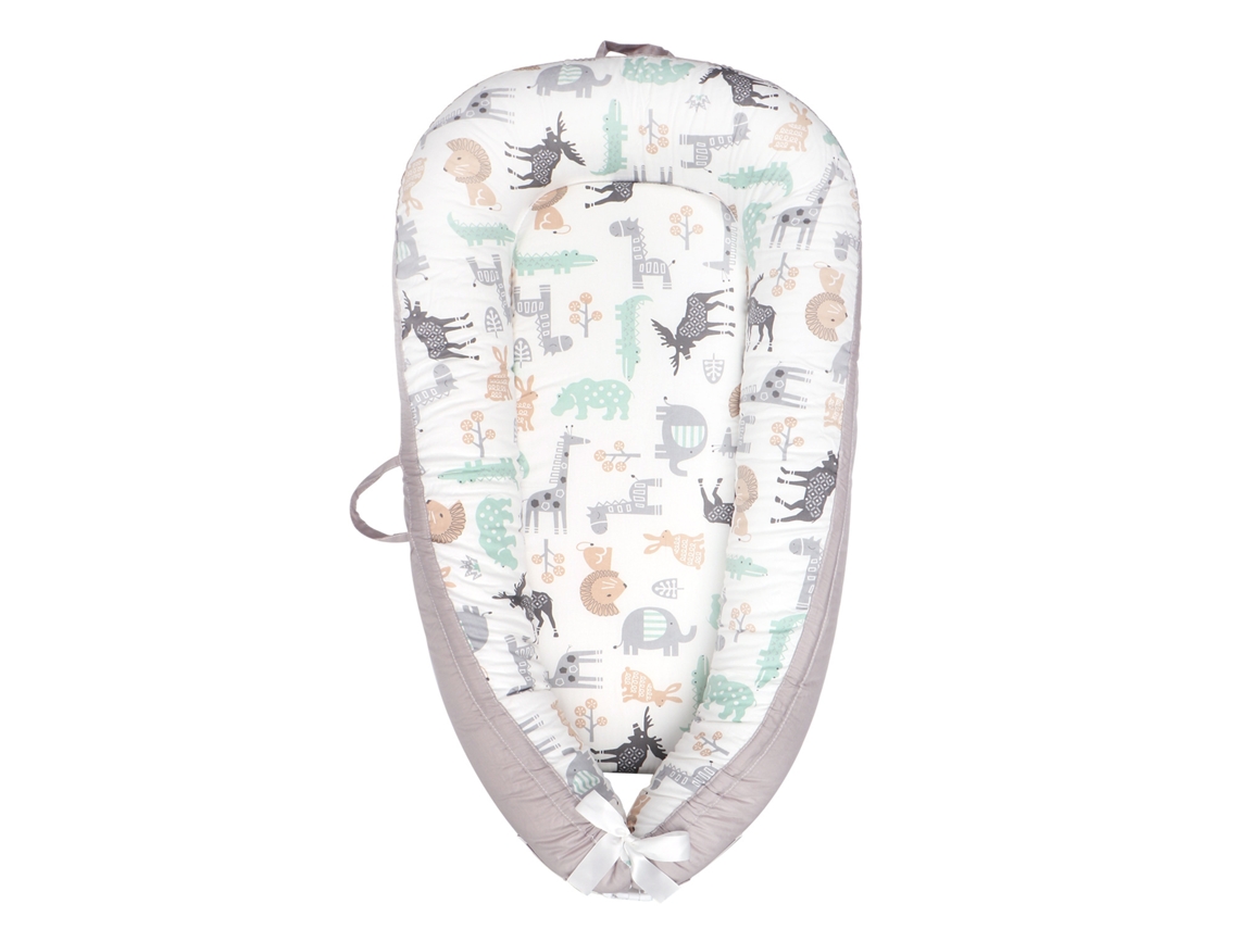 Nido Portátil Para Bebés Con Núcleo Interior Extraíble, 90*50 Cm (animales) Czhhmart