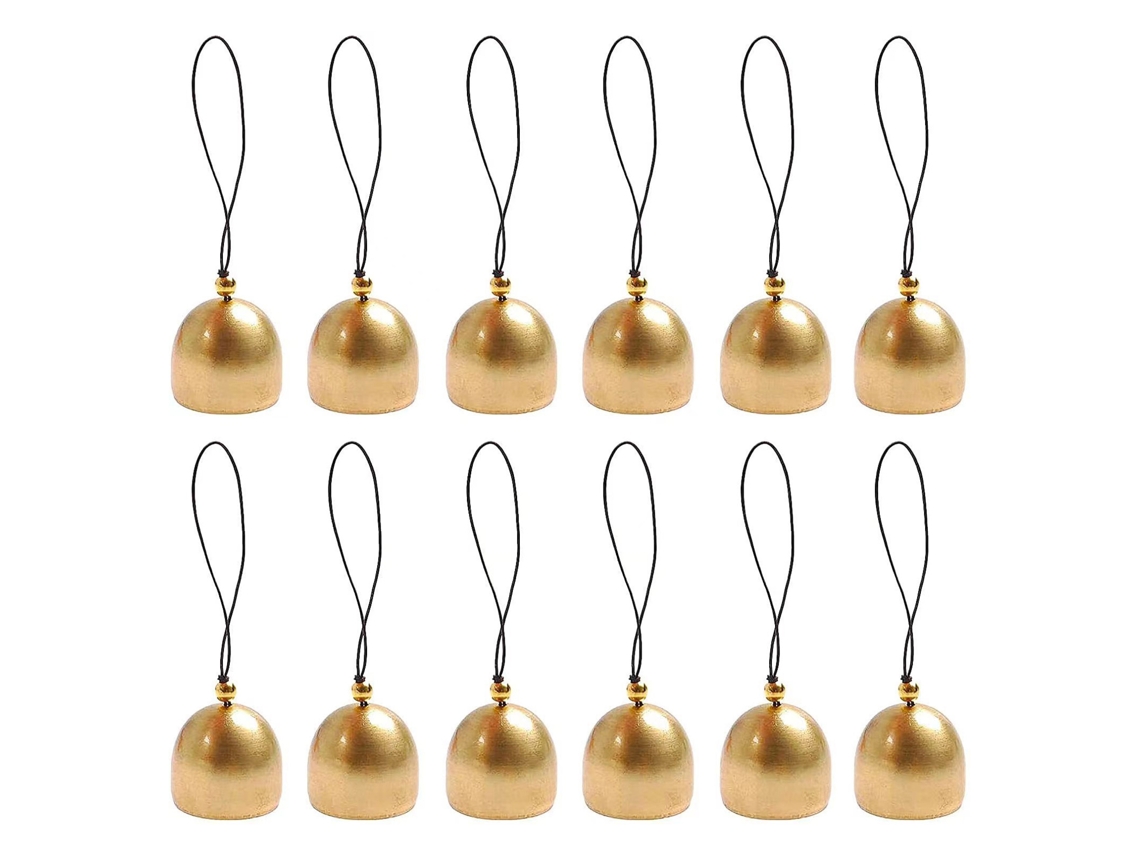 Campanas colgantes con cuerda para Navidad y fiestas.