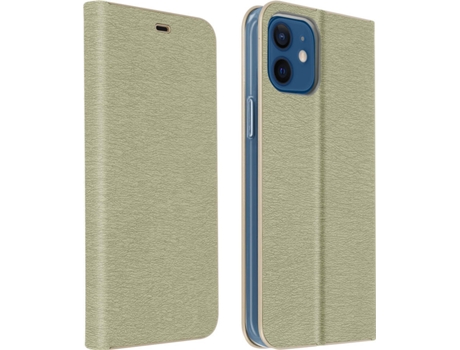 Funda iPhone 12 Mini AVIZAR Tarjetero Plateado
