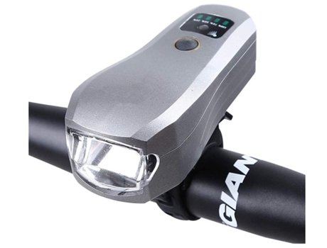 Juego de luces para bicicleta Juego de luces para bicicleta súper brillante ENZONS Luz de bicicleta con sensor de brillo blanco completo con campana