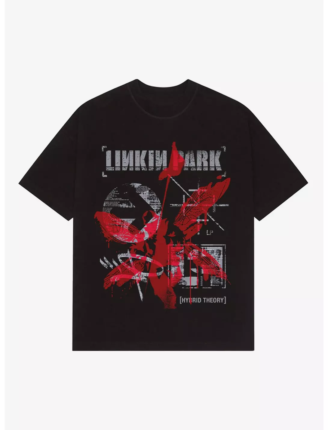 Rockinstone Linkin Park Hybrid Theory Symbols T-shirt Unisex Adults Size:s