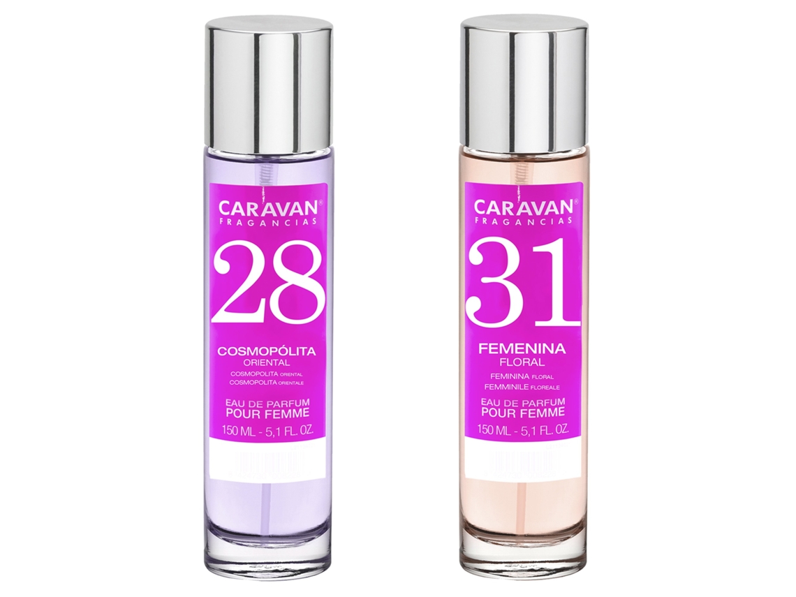 Set de 2 Perfumes Caravana Mujer Nº31 y Nº28 COLONIAS Y PERFUMES MULTIMARCA