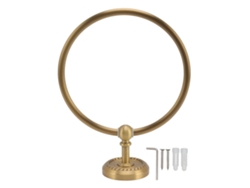 Anillo Para Toallas De Mano De Estilo Antiguo, Fabricado En Latón Y Acero Inoxidable Duraderos, Ideal Para El Baño.