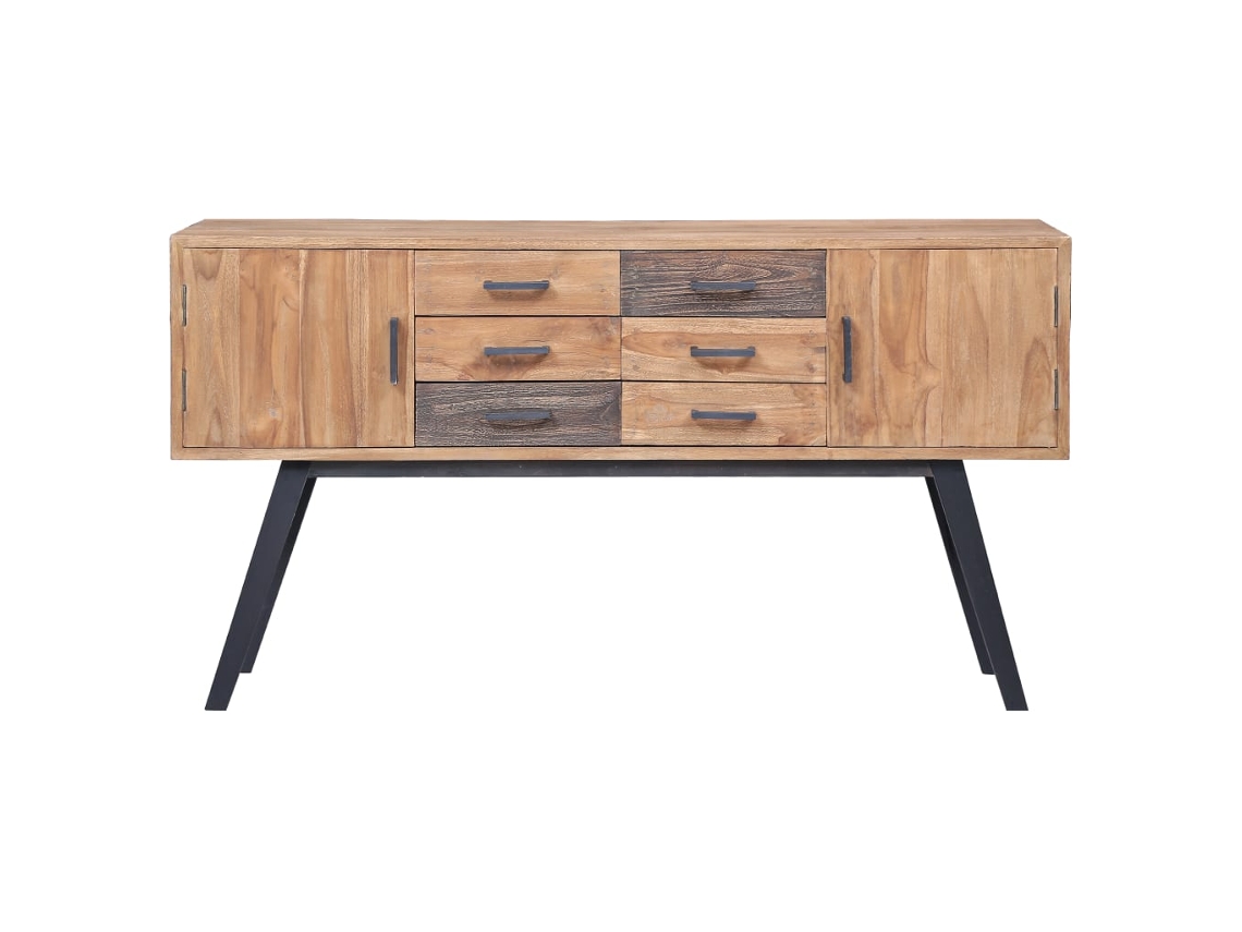 Maison Exclusive - Aparador De Madera De Teca Maciza 110x30x75 Cm