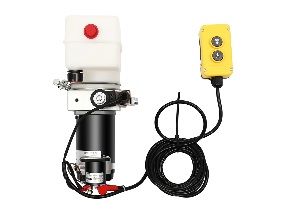 Bomba hidráulica con motor eléctrico y control remoto (negra)