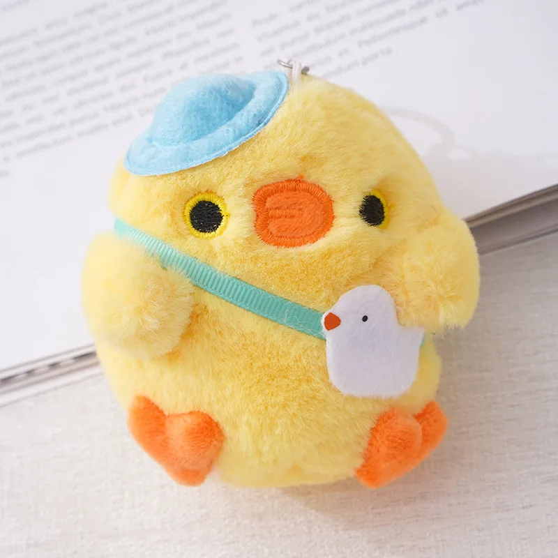 (estilo 2) Chaveiro De Pelúcia Em Forma De Pintinho Amarelo, Fofo E Macio.