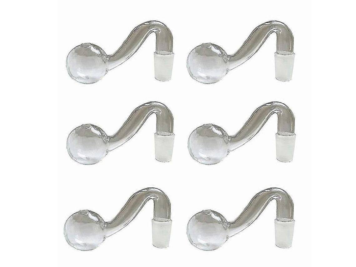 6 Quemadores De Lámparas De Aceite, Embudo De Vidrio Para Experimentos Científicos Y De Laboratorio (14 Mm)