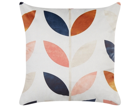Cojín de terciopelo multicolor 45 x 45 cm BELIANI Quinoa