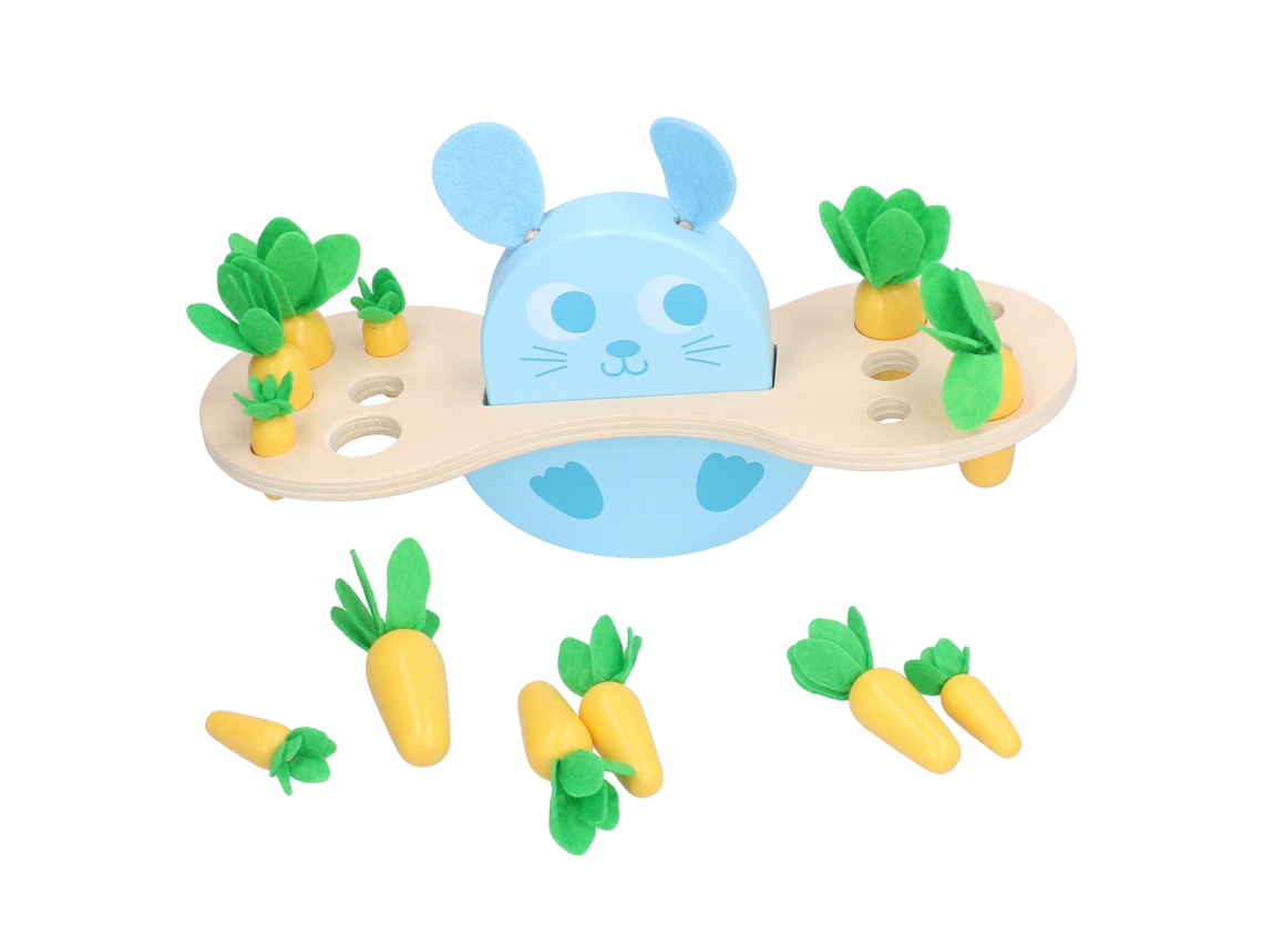 -juego De Equilibrio Conejo Para Arrancar Zanahorias Juguete Educativo De Madera Para Niños Pequeños