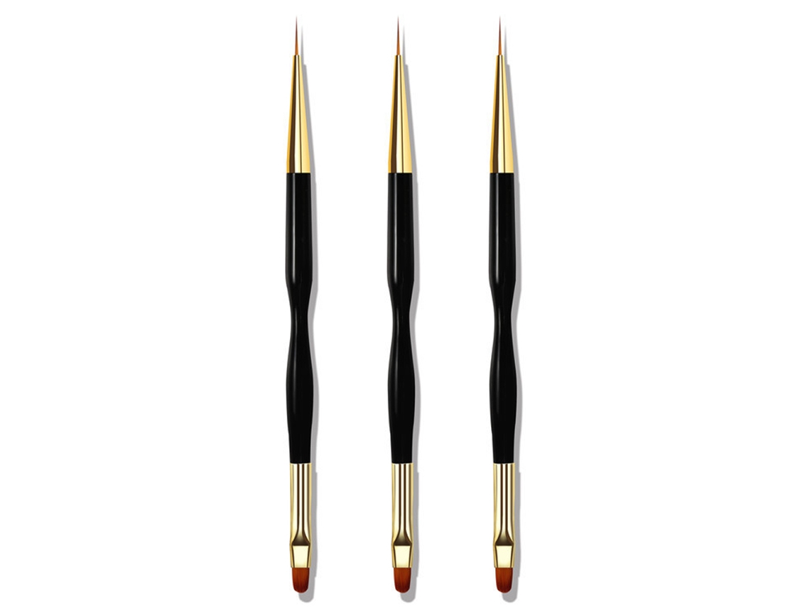 Pluma para dibujar uñas, doble cara, pincel para pintar KOFIHETY