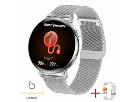 Reloj inteligente a la moda para mujer, con Bluetooth, llamada, pantalla completa, táctil, resistente al agua, Monitor para mujer, reloj inteligent...