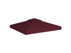 Cubierta para cenador de 2 capas, 310 g/m², 3 x 3 m, color burdeos, Wsd920724 Lovely Home