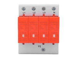 Dispositivo De Protección Contra Sobretensiones De 385 V Ca, 20-40 Ka, 4 Polos, Para Uso Doméstico, De Fácil Instalación.