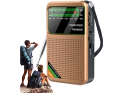Radio Am/fm, Radio Portátil Ligera, Recepción Fm/am/sw | Herramienta De Supervivencia