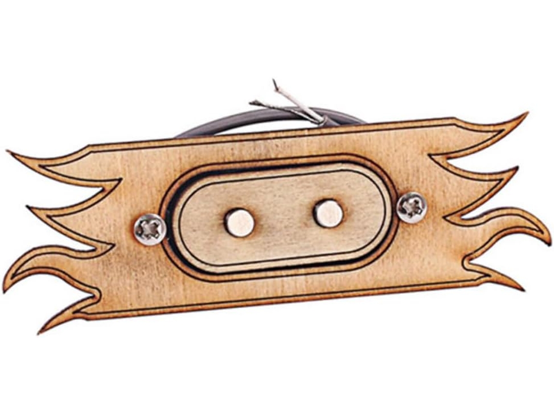 Pastillas Humbucker De Arce Silenciosas Para Guitarra Eléctrica Y Bajo (modelo Con Cables Incluidos)