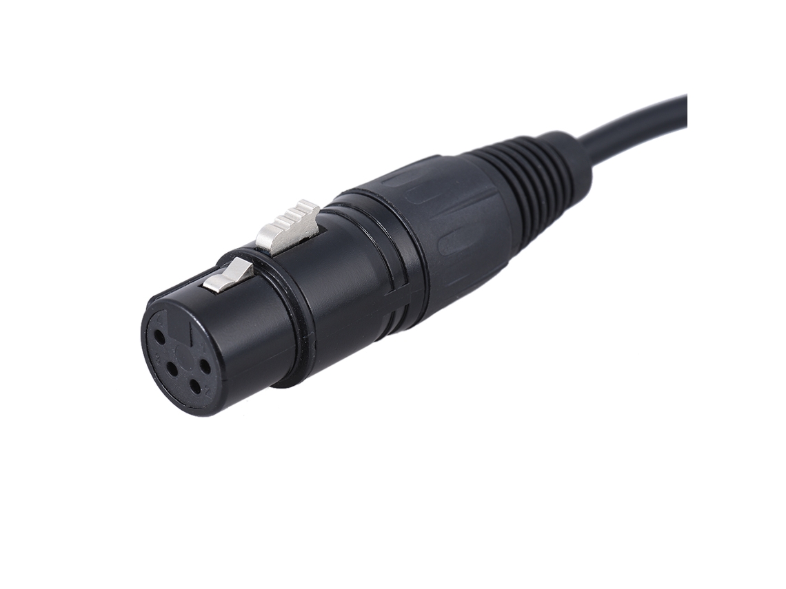 Cable De Alimentación Andoer D-tap Macho A Xlr 4-pin Hembra Para Batería V-mount Cámara Monitor 100cm